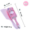 Amazon Cartoon Airbag Comb Printing Transparent Massage Hairdressing Comb Plastic Rainbow Comb